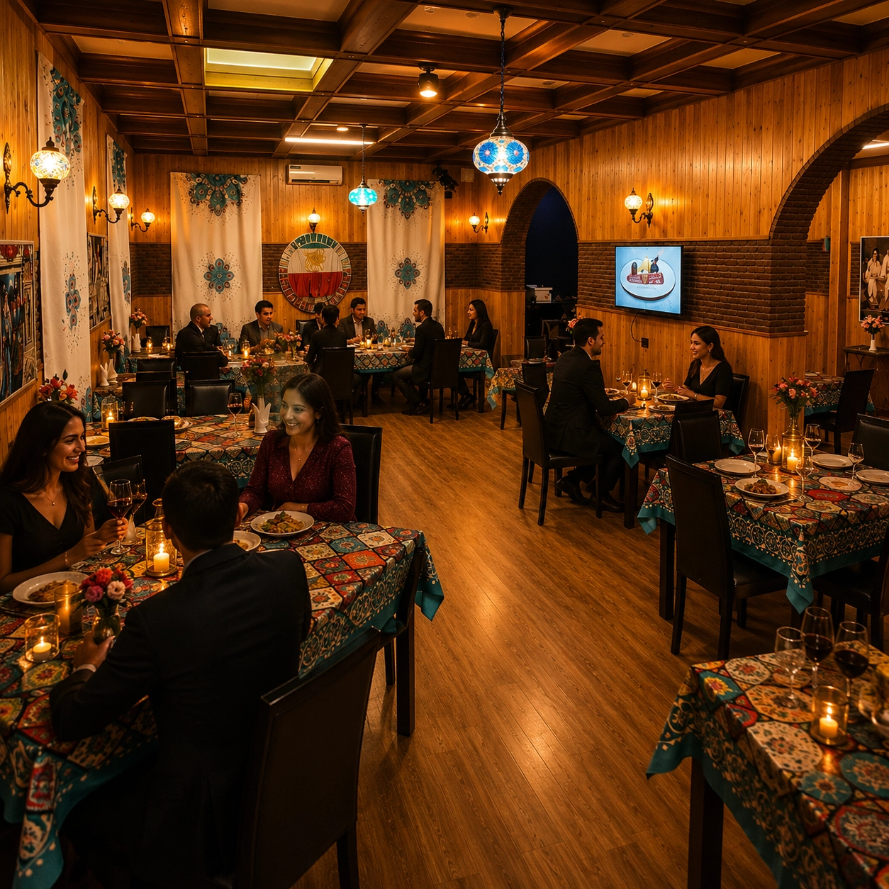 Persian food catering for a private gathering in Tbilisi
