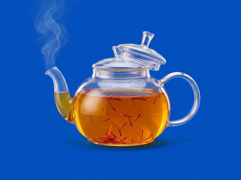 Pot of Saffron Tea