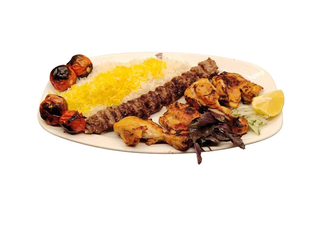 Chicken Thighs & Koobideh with Rice