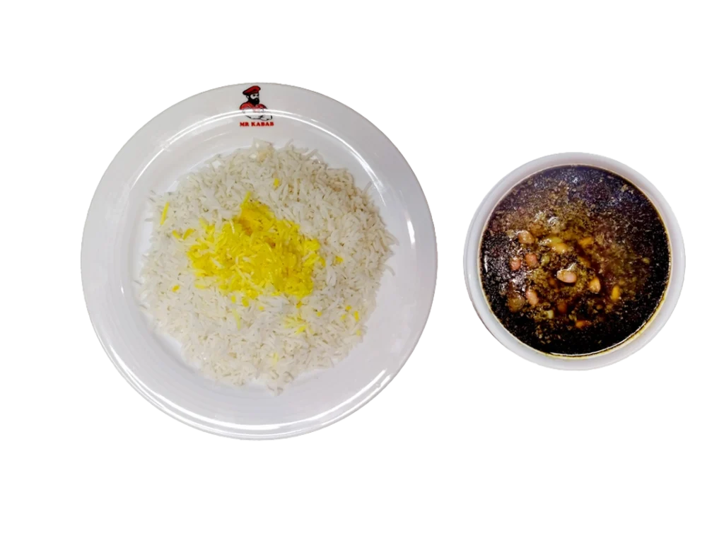 Ghormeh Sabzi with Rice