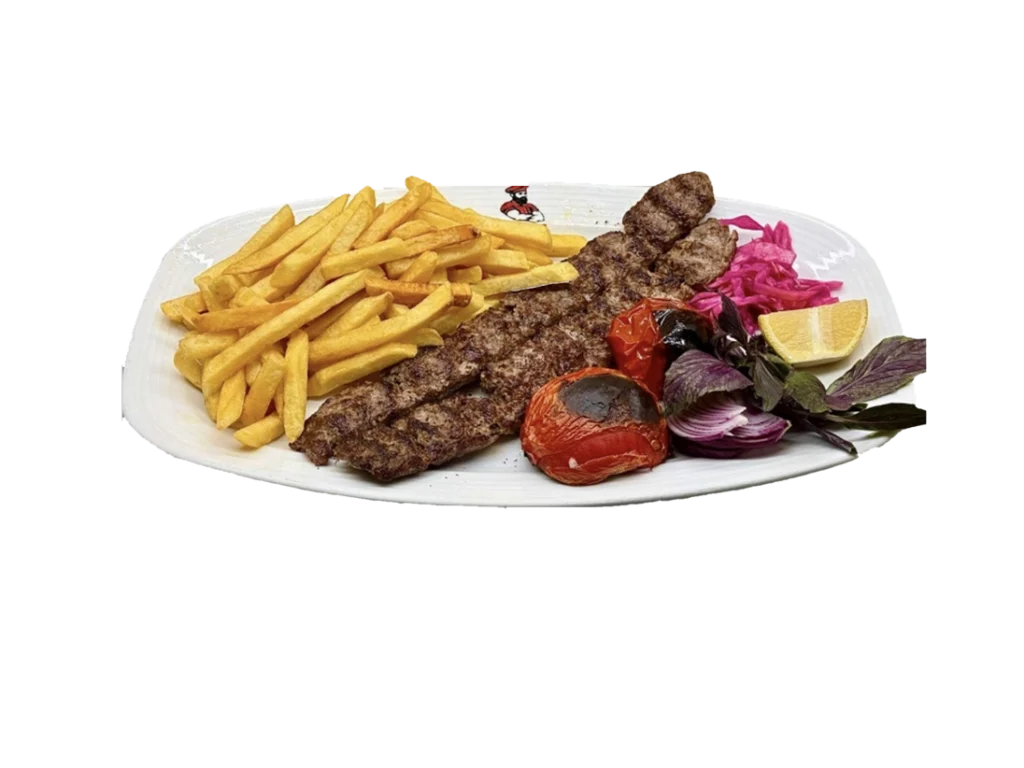 Double Koobideh with French Fries