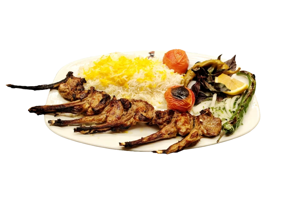 Shashlik (Rack of Lamb) with Rice