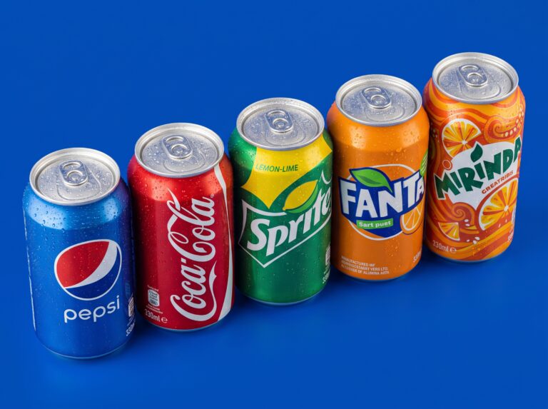 Pepsi, Coca-Cola, Sprite, Fanta or Mirinda
